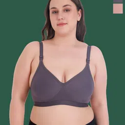 Aimly Pack Of 2 Full Coverage Non Padded Seamless Everyday Bra-38