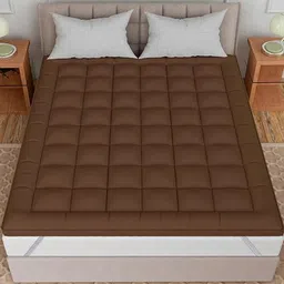 Doristyle Brown Cotton Water Resistant Mattress Protector-picture-12