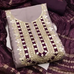 Mitera Embroidered Unstitched Dress Material-image-49