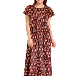 AAKARSHANA CREATION Women Printed Cotton Nightdress-picture-40
