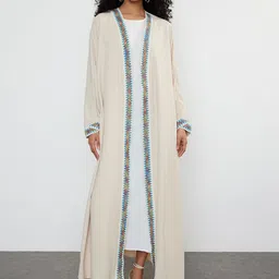Trendyol Open Front Longline Shrug-picture-11