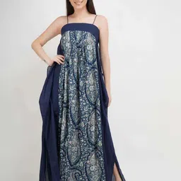 DESIGNS BY QUEEN BEE Ethnic Motifs Print Maxi Dress-image-2