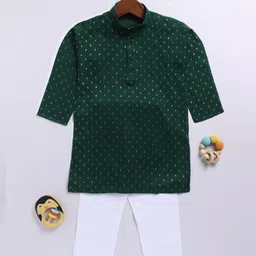 JBN Creation Boys Ethnic Motifs Printed Kurta With Trouser-61