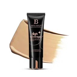 LAKYOU BEAUTY High Coverage Waterproof Base Foundation- 80 ml- Pure Beige 06-53