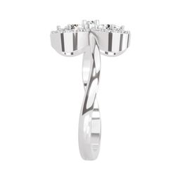 Sparkles Lab Grown Diamond 1.72 Carat Oval Flower Ring 14K ( Ring Size - 5)-image-50