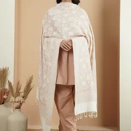 Zamour Women Floral Woven Design Shawl-picture-36