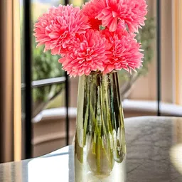 Akaar Pink 5 Pieces Chrysanthemum Artificial Flower-19