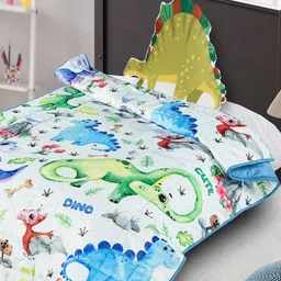 Saral Home Multicoloured Cartoon Characters AC Room Single Bed Quilt-image-3