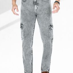 me Queen Men Straight Fit Mid-Rise Heavy Fade Jeans-image-65