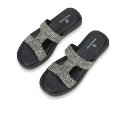 Schon Zapato Women Textued Flatform Heel Sandals-image-23