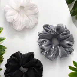 OOMPH Women Set of 3 Embellished Ponytail Holders-75
