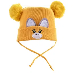 SHOP FRENZY Unisex Kids Printed Woollen Beanie-image-51
