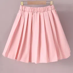 INCLUD Girls Pleated Flared Knee Length Skirt-40