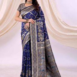 Moda Rapido Ethnic Motifs Zari Silk Cotton Kanjeevaram Saree-picture-43