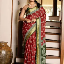 Anouk Rustic Ethnic Motifs Bagh Saree-72