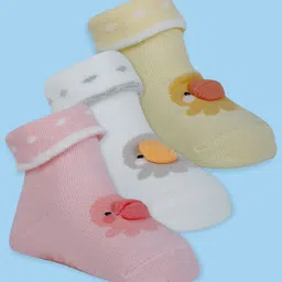 Baby Moo Girls Cotton Booties-picture-35