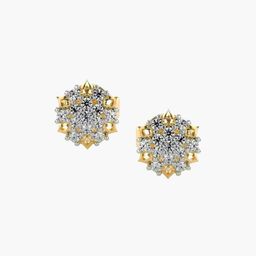 VALANOVA 14K Yellow Gold 0.17 Ct Lab Grown Diamond Earring-image-72