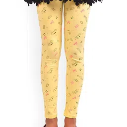 BAESD Girls Printed Ankle-Length Leggings-14