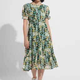 Murcia Multi Georgette Dresses-picture-26