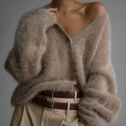 all about you women brown cardigan-image-86