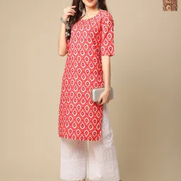 Anouk Rustic Women Pack Of 2 Ethnic Motifs Printed Crepe Kurta-88