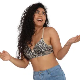 Deevaz Abstract Bra Full Coverage Lightly Padded image 3