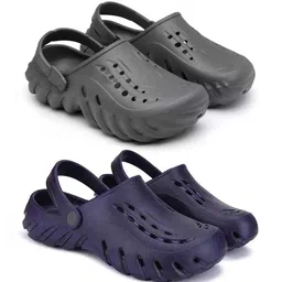 BERSACHE Men Pack Of 2 Clogs Flip Flops-image-82