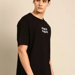 Mast & Harbour Men Printed Drop-Shoulder Sleeves Bio Finish Pockets T-shirt-picture-16
