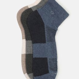 Calvin Klein Men Pack Of 3 Patterned Ankle-Length Socks-image-58