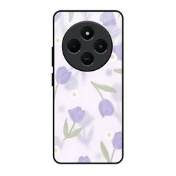 QRIOH Floralelle Glass Floral Printed Redmi 14C 5G Back Case Mobile Accessories-image-21