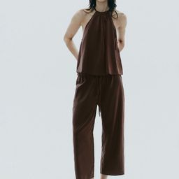 LULU & SKY Women Wide Leg Mid-rise Cropped Culottes Trousers-picture-36
