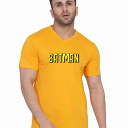 BEYOU FASHION Men Batman Typography Printed V-Neck T-shirt-picture-47