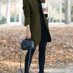 KPOP Front Open Longline Overcoat-36