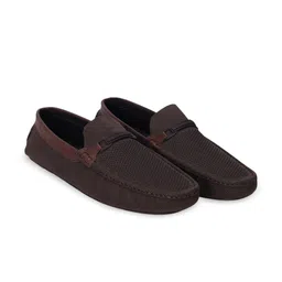 Fresco Italia Men Textured Slip-On Smart Casual Loafers-18