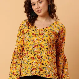 NEESH Floral Print Crepe Top-57