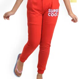 Clothe Funn Girls Pack Of 2 Cotton Mid-Rise Joggers-image-57