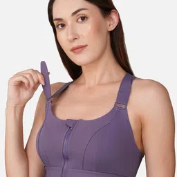 1TO FINITY Full Coverage Removable Padding Workout Bra-image-2