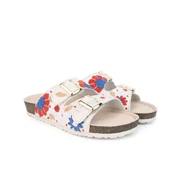 BRISKERS Women Open Toe Flats with Buckles-image-34