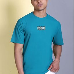 MOUNTAIN COLOURS Typography Printed Round Neck T-Shirt-image-68