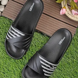 ASIAN Boys Striped Rubber Sliders-30