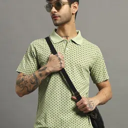 Nins Moda Printed Polo Collar T-shirt-picture-26