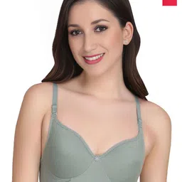 Liigne Pack Of 2 Solid Full Coverage Lightly Padded T-Shirt Bra-67