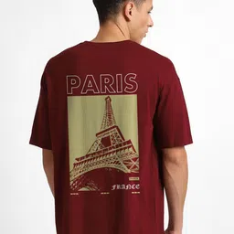 NOBERO Men Printed Drop-Shoulder Sleeves T-shirt-picture-15