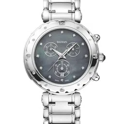 Balmain chrono lady Women Embellished Dial & Stainless Steel Straps Watch B56313365-image-21