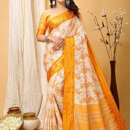 V3 FASHION STUDIO Ethnic Motifs Zari Art Silk Banarasi Saree-52