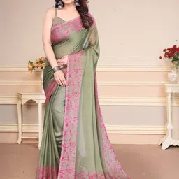 MAGNEITTA Poly Chiffon Saree-picture-45