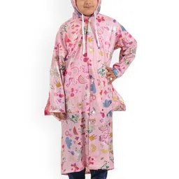 REXBURG Kids Printed Waterproof Rain Jacket-image-52