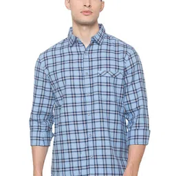 SNX Men Tailored Fit Checked Casual Shirt-picture-35