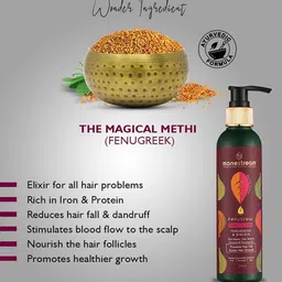 Manestream Set Of 2 Fenugrow Ayurvedic Shampoo & Conditioner - 250Ml Each image 5