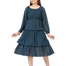 Muhuratam Embellished Fit and Flare Dress-picture-7